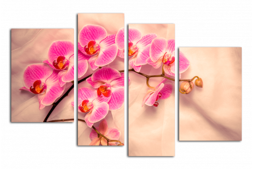 Модульная картина Трепетные цветы